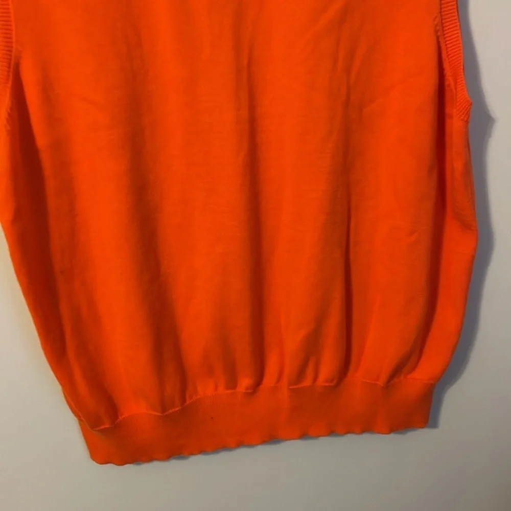 Campus Specialties Auburn University Orange White Argyle Knit Sweater Vest XXL
